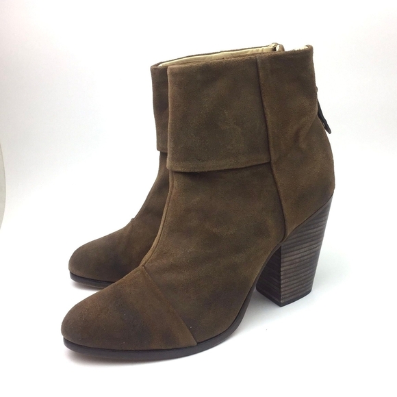 Rag & Bone Classic Newbury Suede Ankle Bootie 11 - Picture 4 of 13